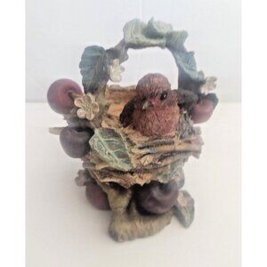 Vintage Bird's Nest Candle Holder 6" tall by Innovations made in China